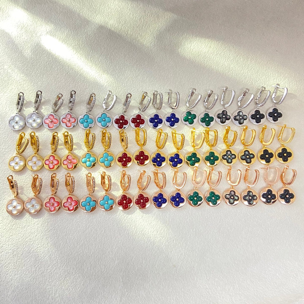 X5N86E1K Popular  Earrings, Bracelets(6 flower bracelets)