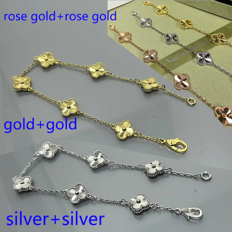 X5X94VA183K  Popular bracelets 6 flowers mini size 0.9cm flower