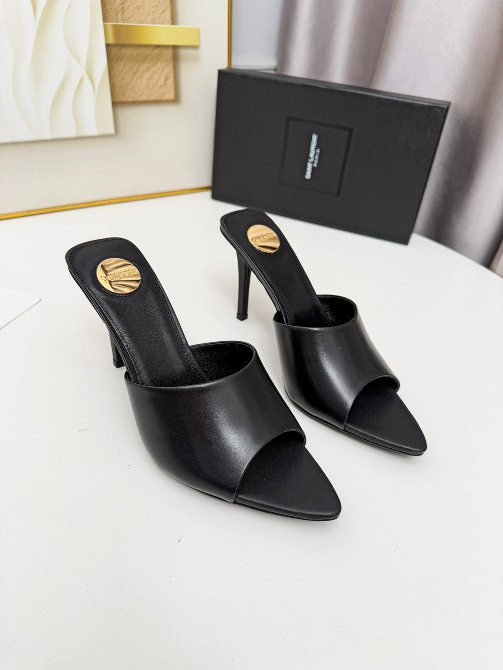 Z2P36SL6 Popular high-quality leather Shoes(heel-height 9cm)