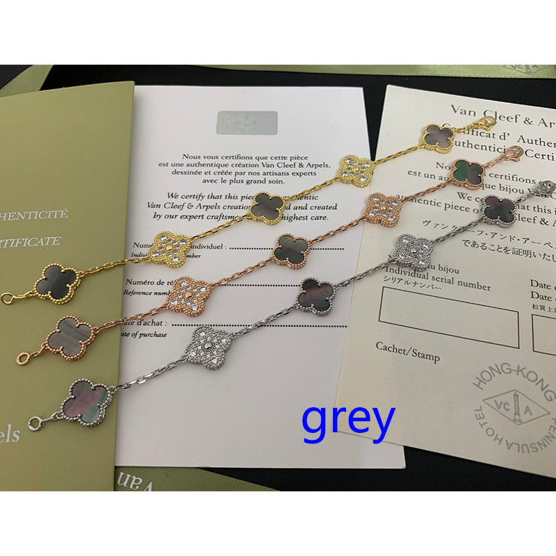 X5X53VA179K  Popular bracelets 5 flowers normal size1.5cm flower