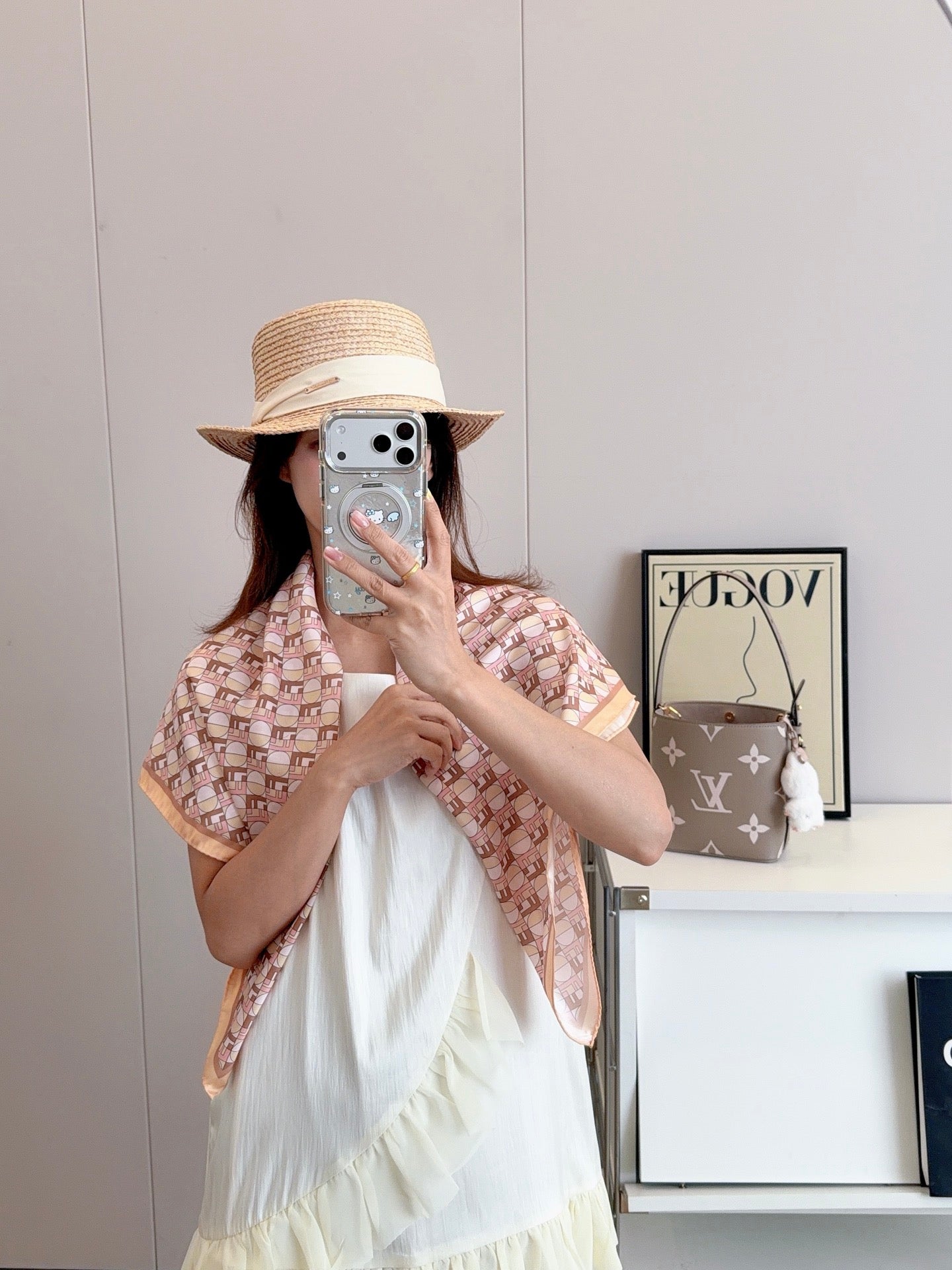 W1N36F10 Popular Silk Scarve