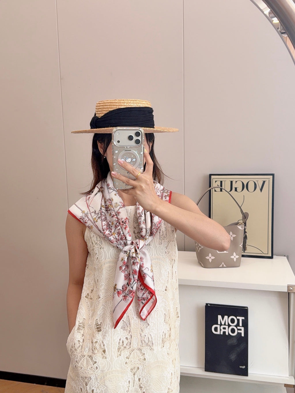 W1N36D19 Popular Silk Scarve