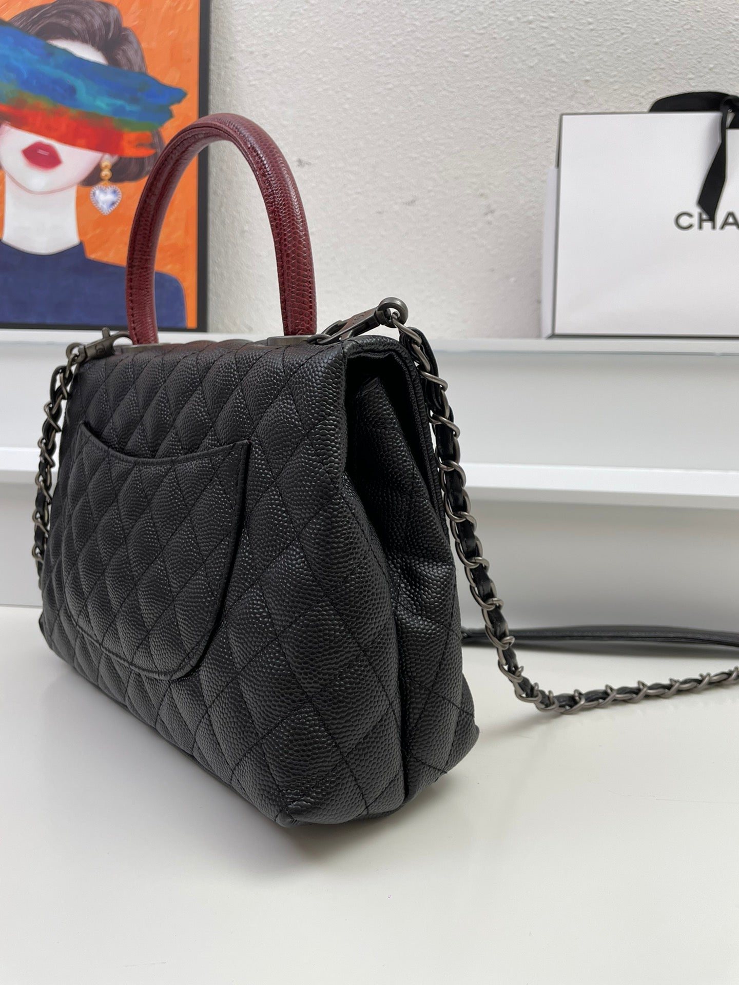 B1X43C98 Popular  leather bag 