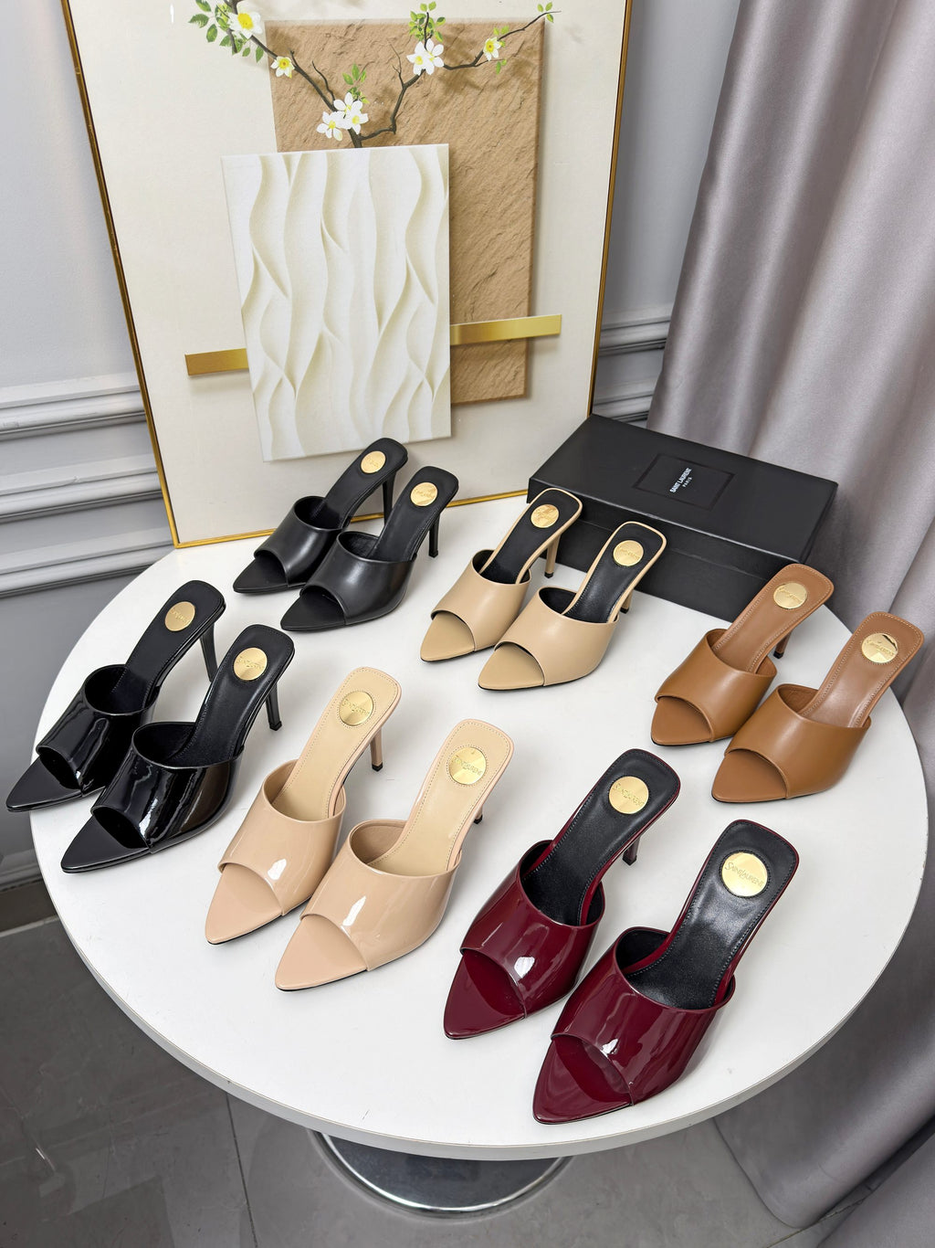 Z2P36SL6 Popular high-quality leather Shoes(heel-height 9cm)