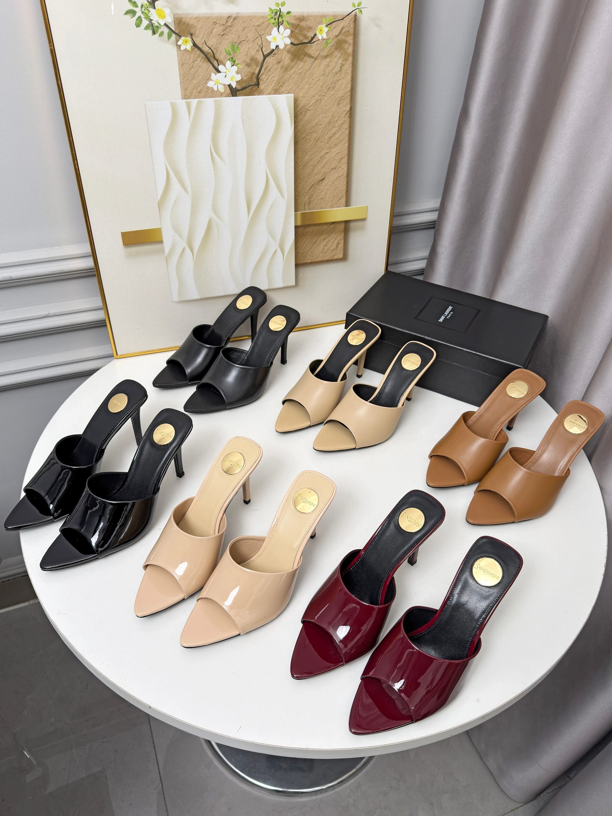 Z2P36SL6 Popular high-quality leather Shoes(heel-height 9cm)