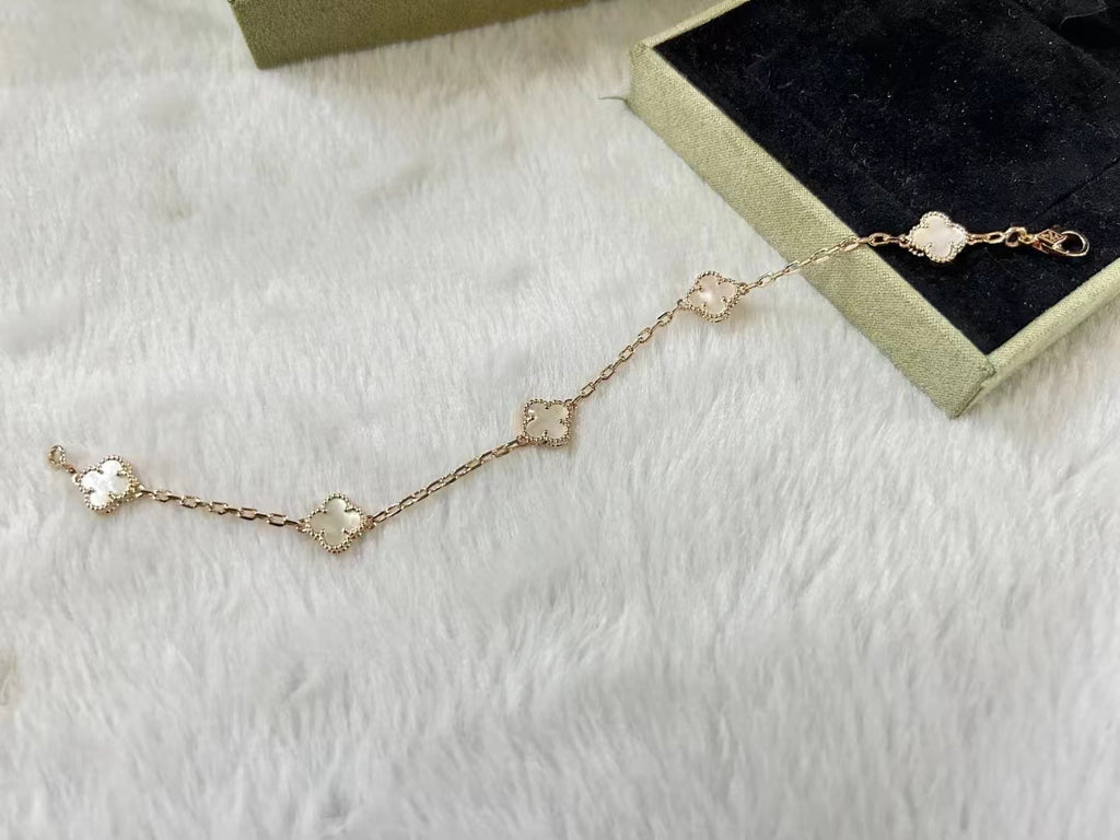 X5X94VA183K  Popular bracelets 6 flowers mini size 0.9cm flower