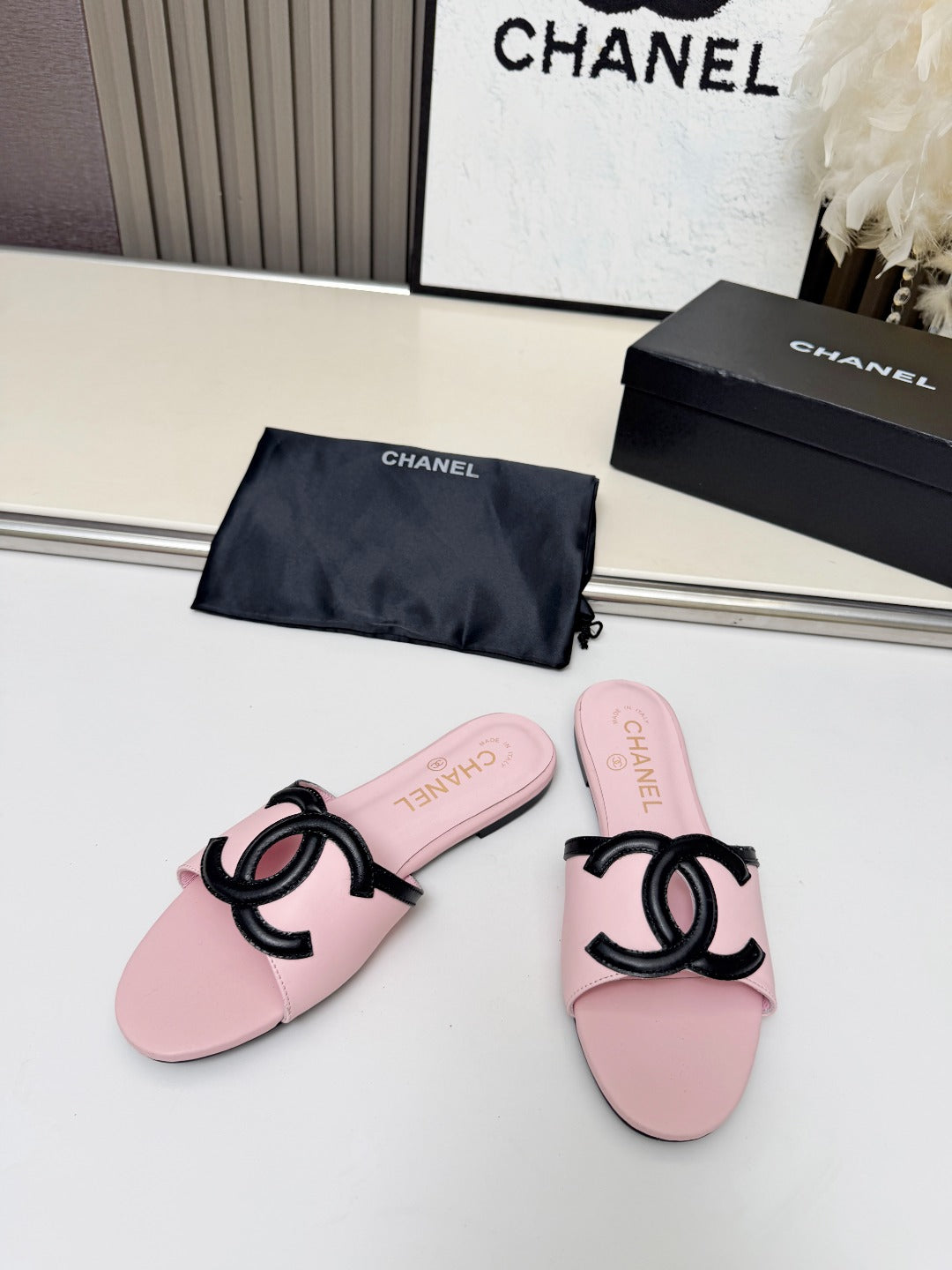 ZPX76C6  Popular high-quality leather slippers