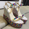 Z2ZA54 Popular leather High heels 12cm heel