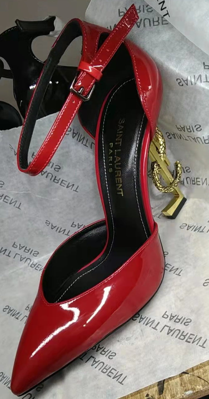 Z2XSL159 Popular leather high heels（patent leather）