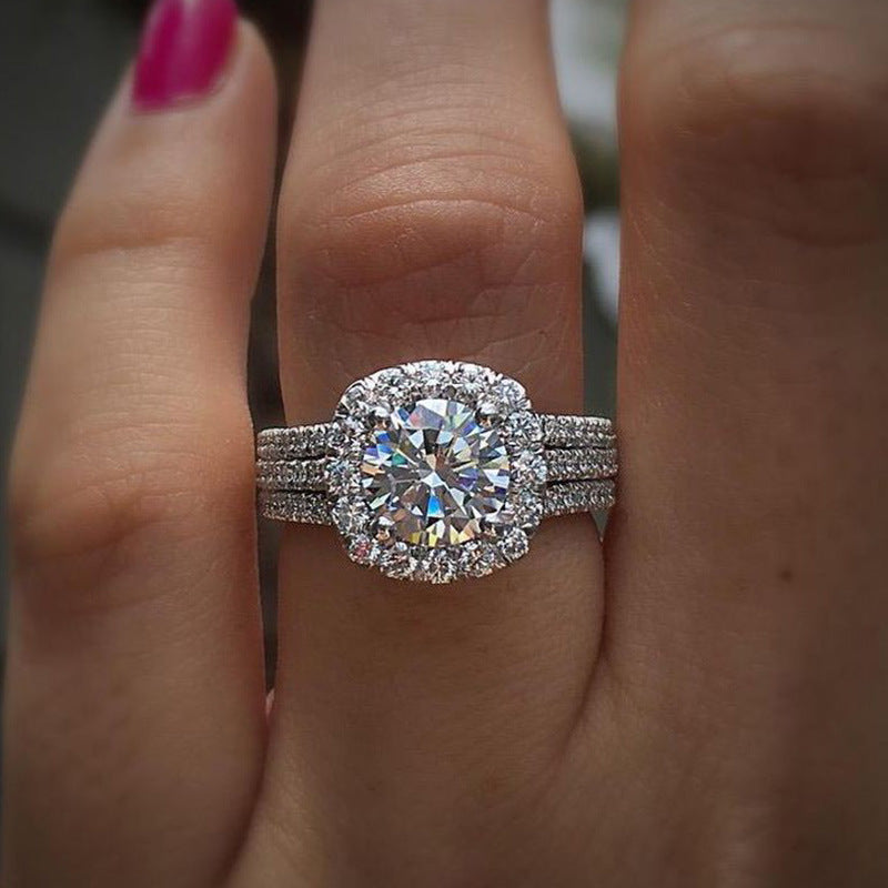 P5QA3J  Popular Moissanite Jewelry Wedding Diamond Ring