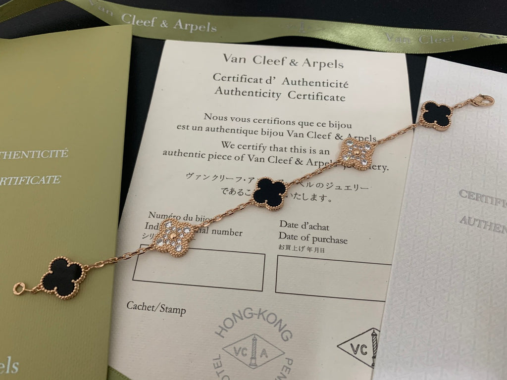 X5X53VA179K  Popular bracelets 5 flowers normal size1.5cm flower