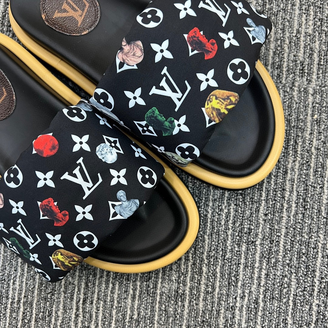 Z5XF120 Popular leather quality Slippers