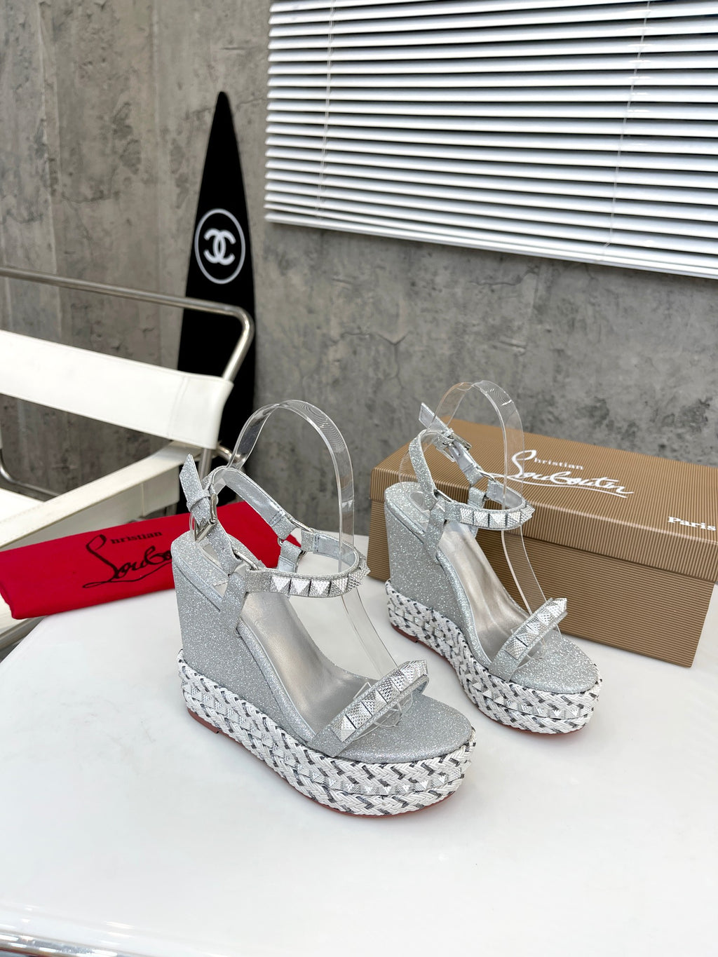 Z2ZA44 Popular leather sandals 12cm heel