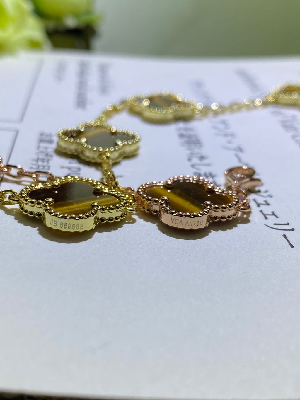 X5X53VA180K  Popular bracelets 5 flowers normal size1.5cm flower