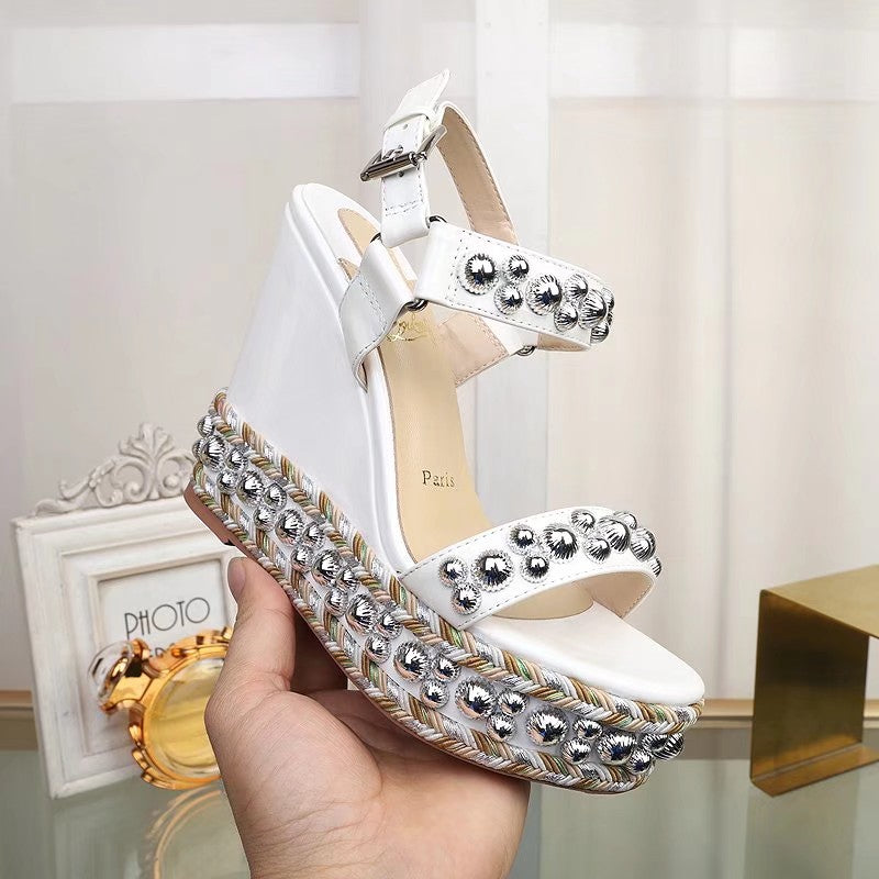 Z2ZA48 Popular leather High heels 12cm heel