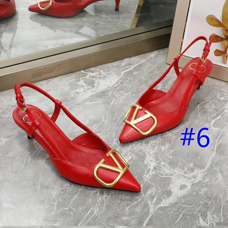 Z2R45VL19 Popular leather  High heels