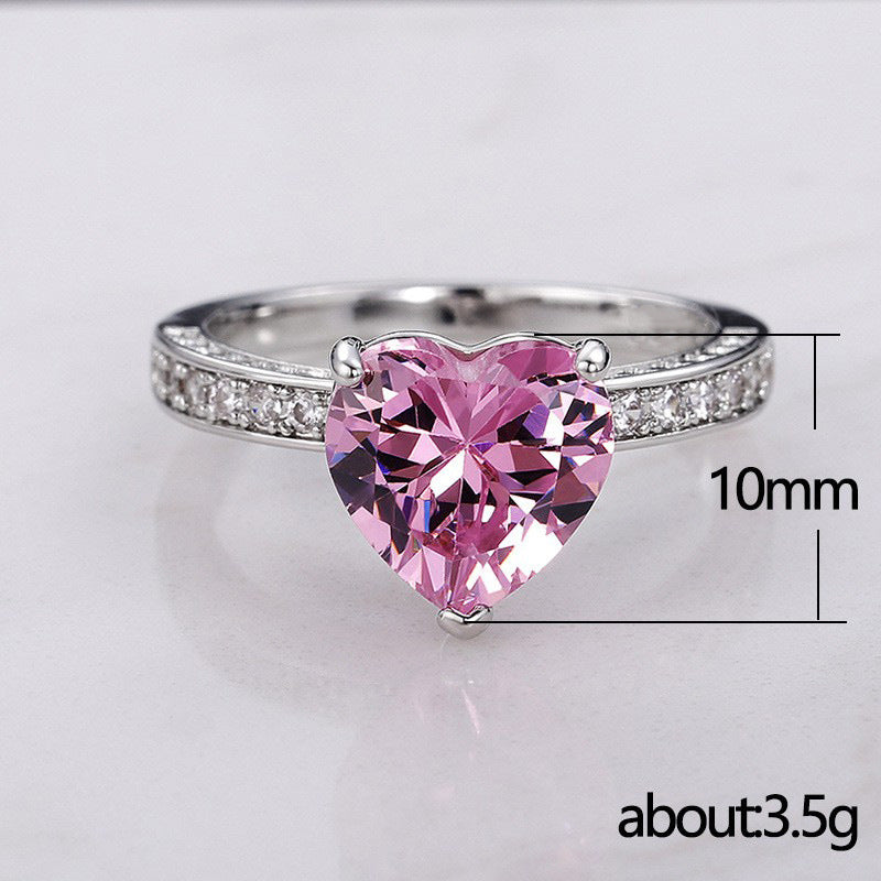 P5QA11J  Popular Moissanite Jewelry Wedding Diamond Ring