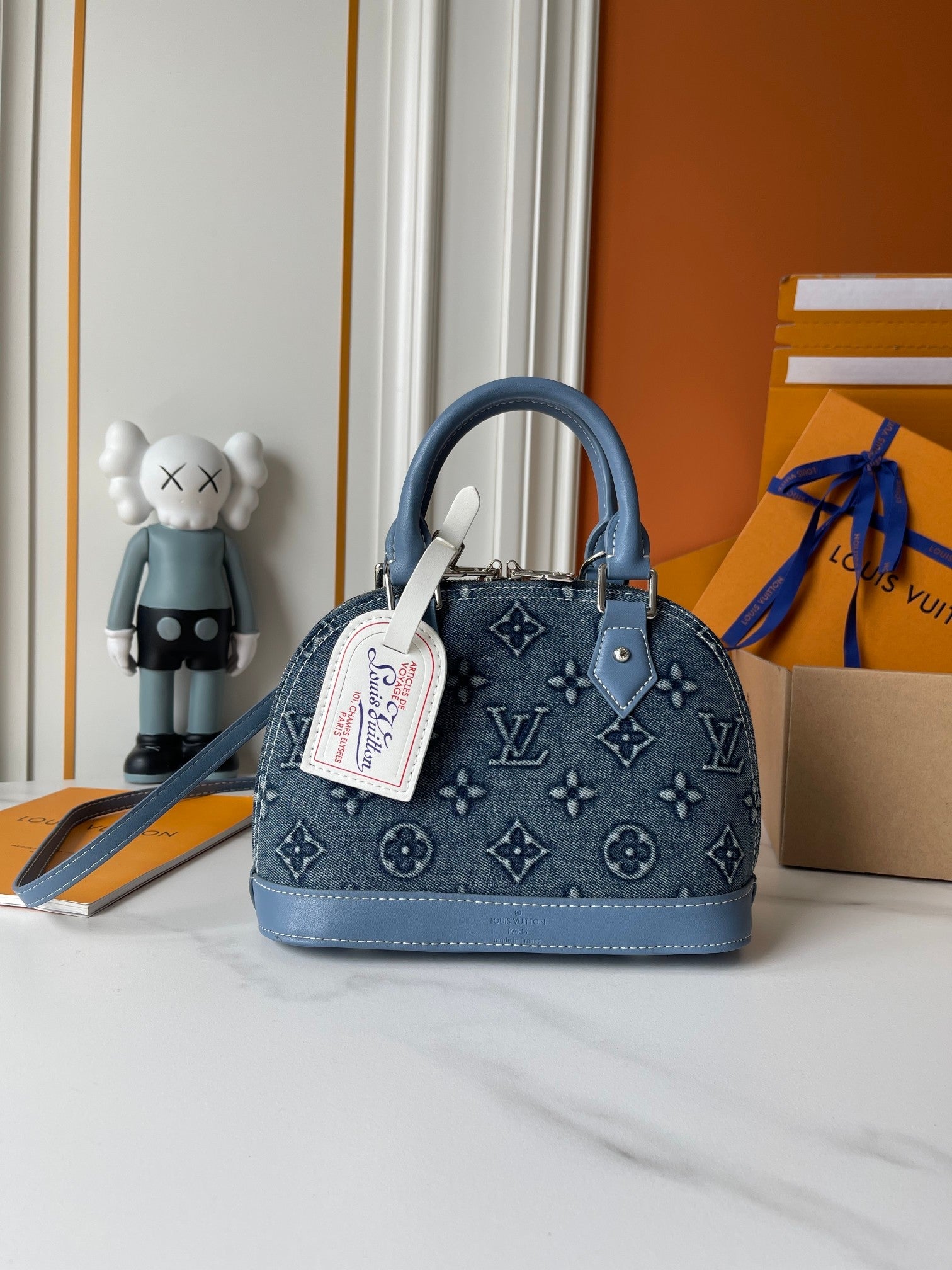 B1P46E97 Popular denim materials bag