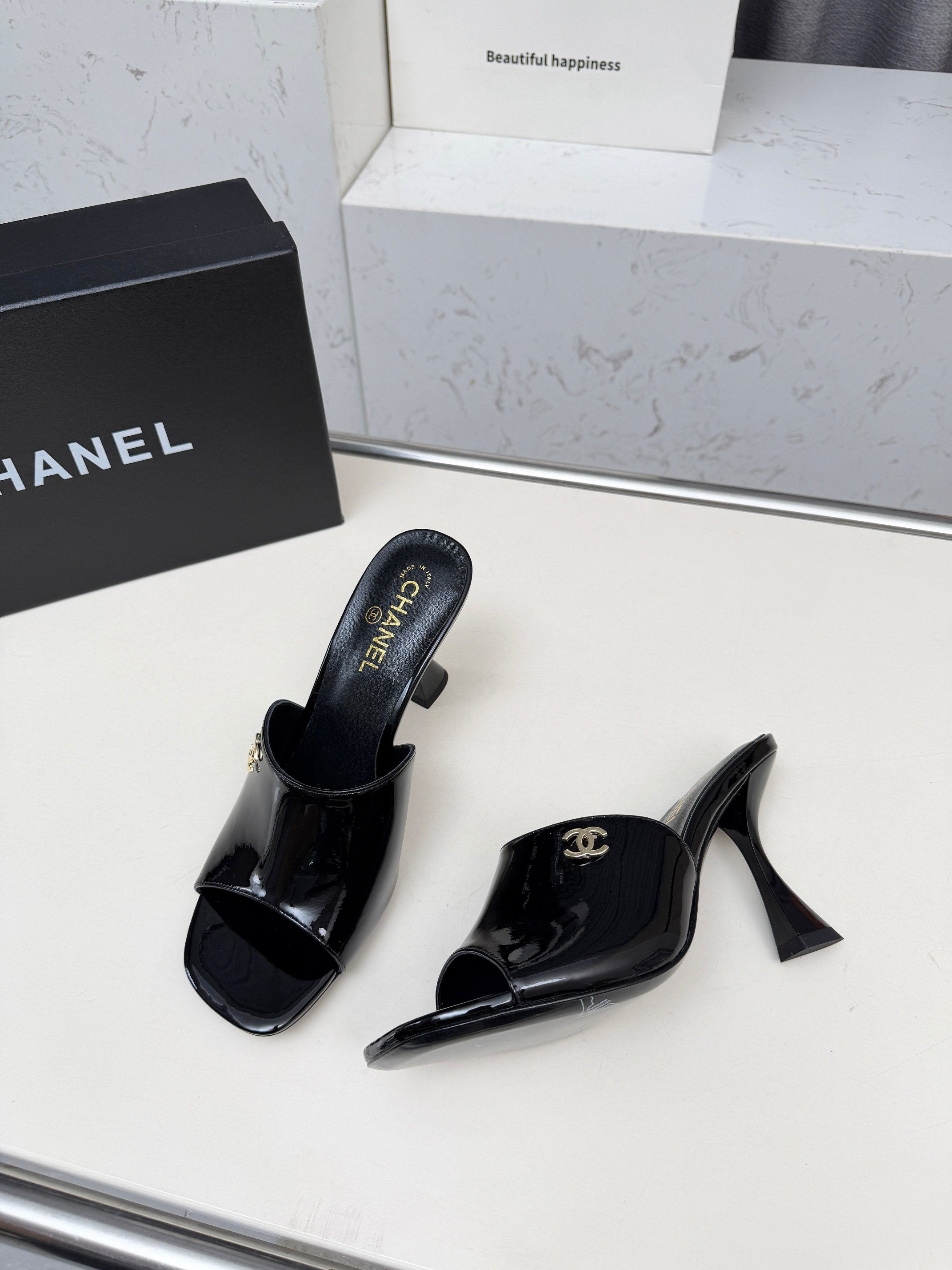 Z2X66C45 Popular leather High heels