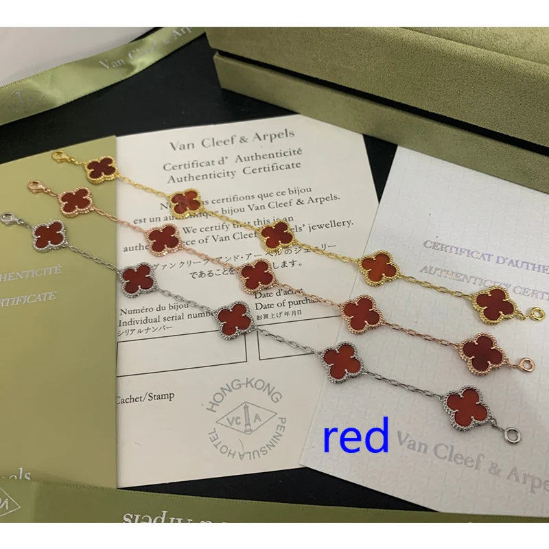X5X53VA180K  Popular bracelets 5 flowers normal size1.5cm flower