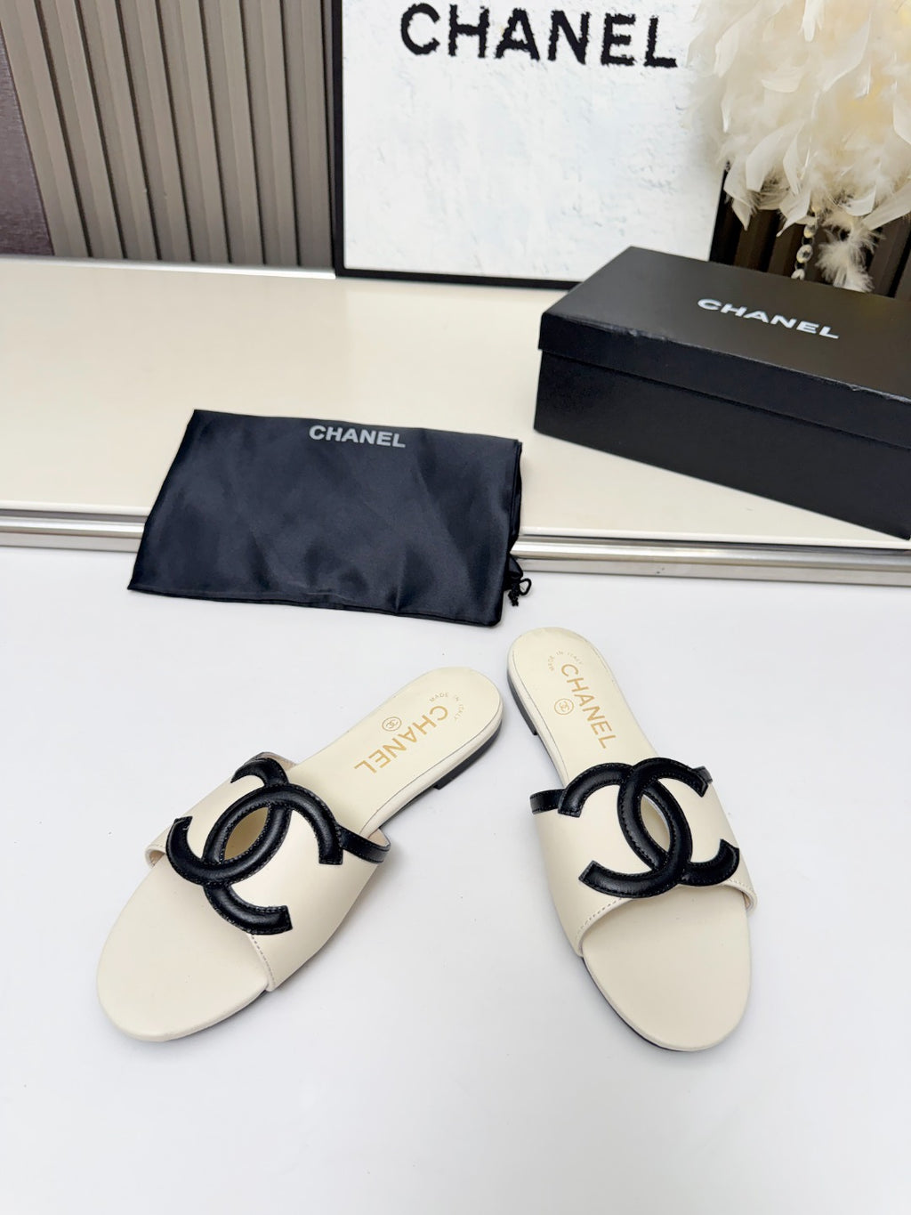 ZPX76C7  Popular high-quality leather slippers