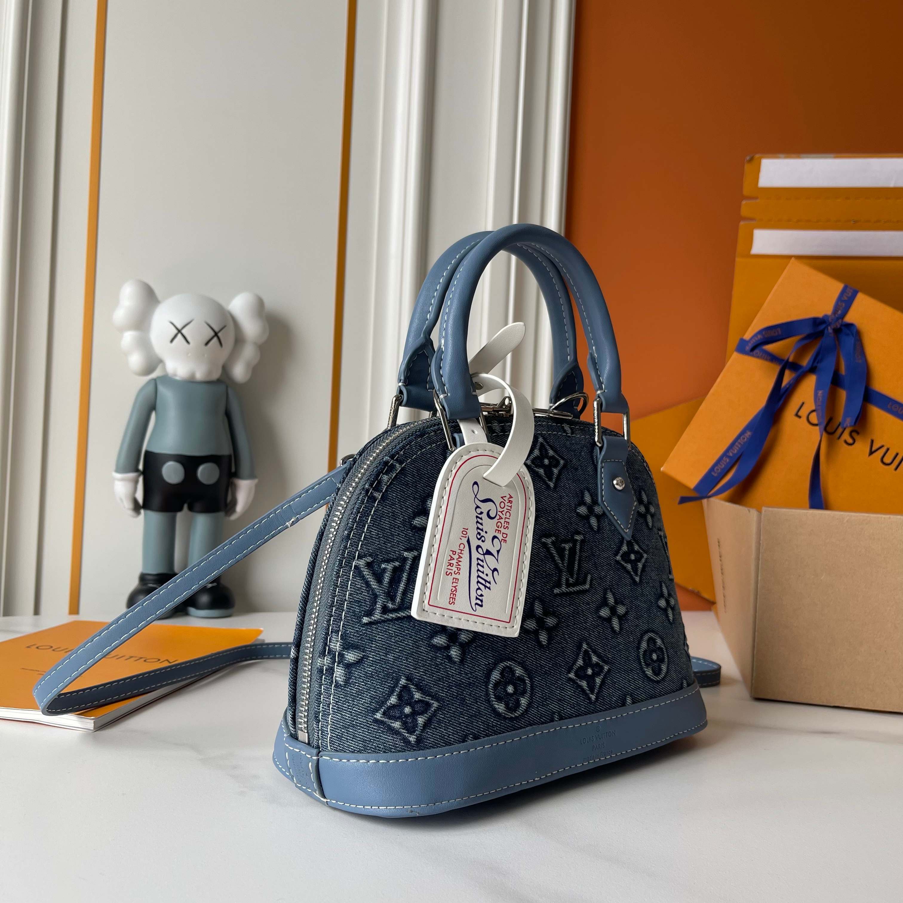 B1P46E97 Popular denim materials bag