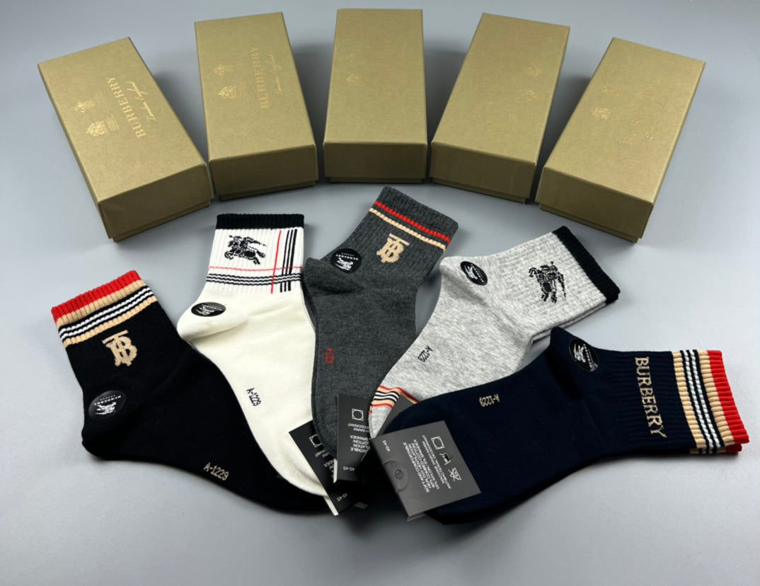 S1Q35R12 Popular socks(5 pairs )