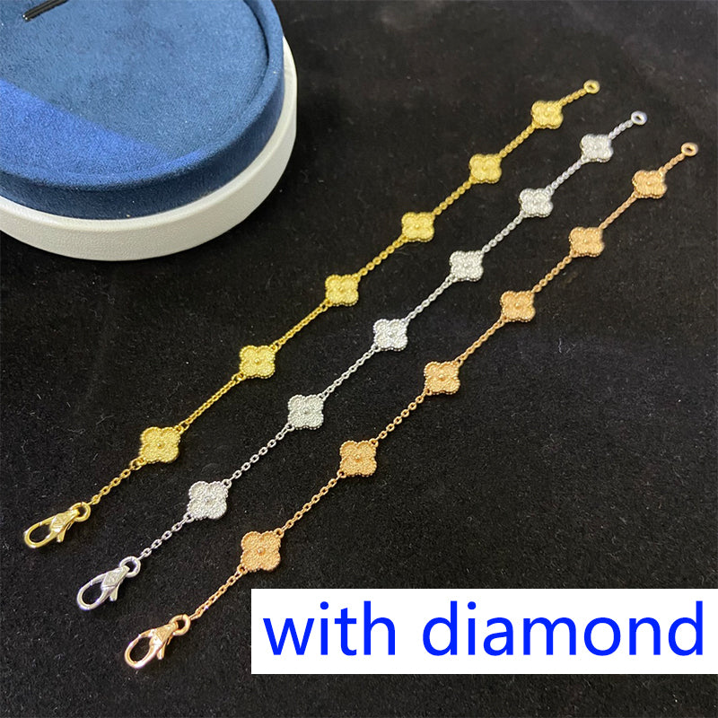 X5X94VA183K  Popular bracelets 6 flowers mini size 0.9cm flower