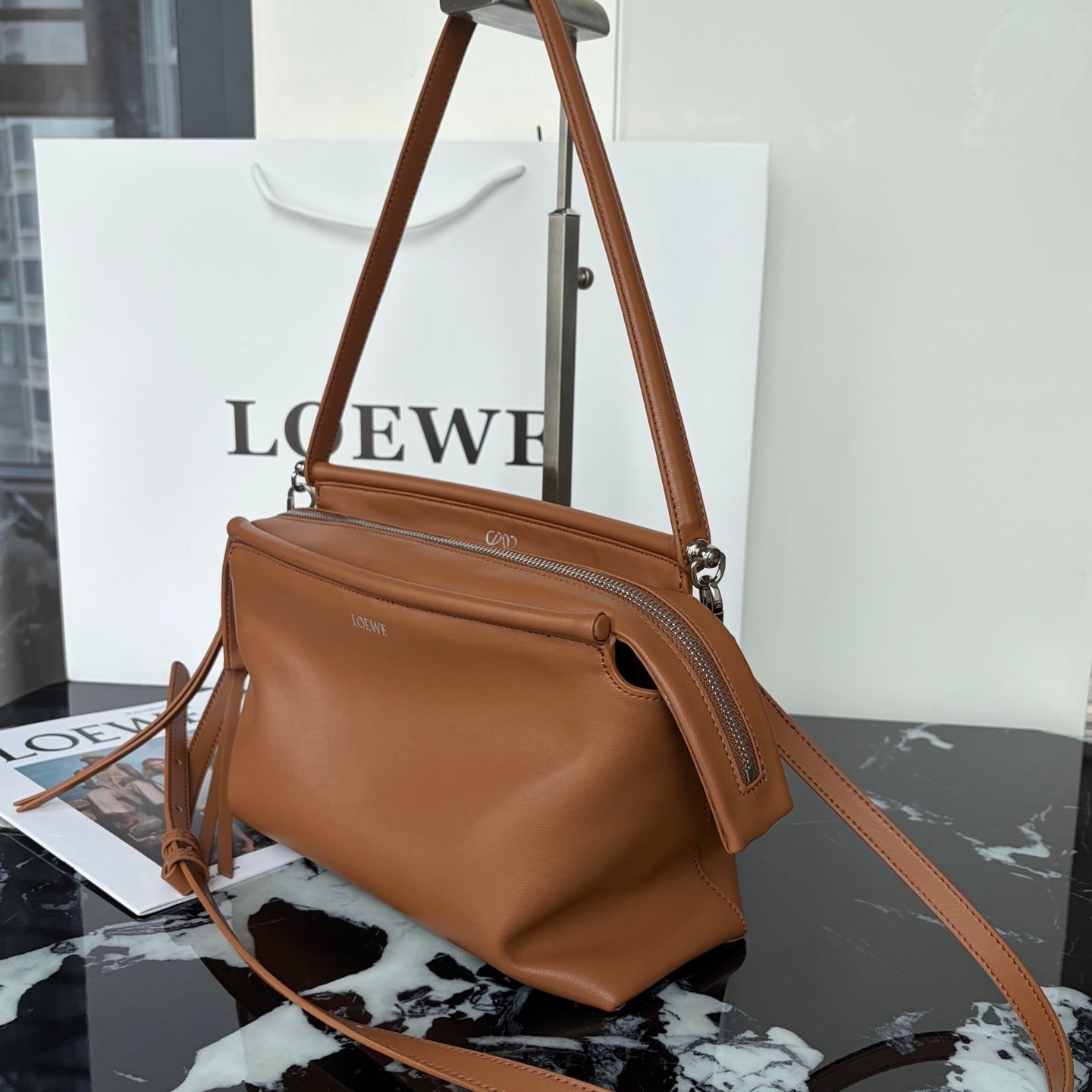 B1R66A15 Popular leather bag