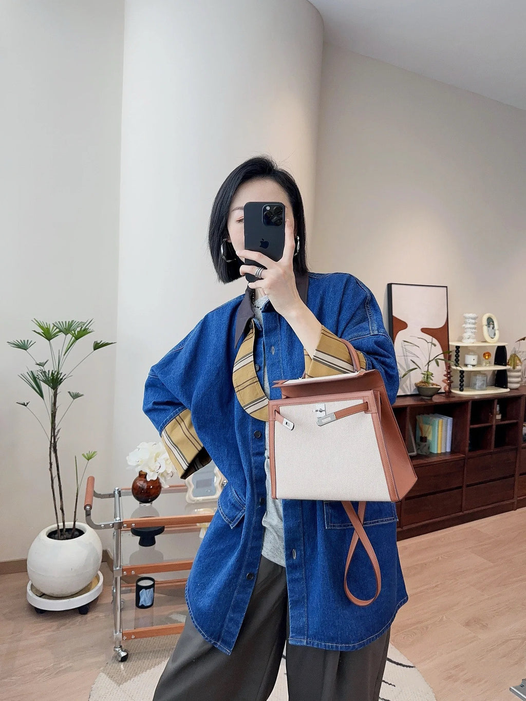 B1R15H119 Popular   leather bag