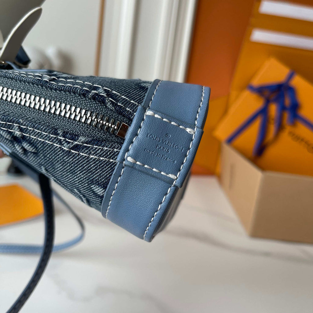 B1P46E97 Popular denim materials bag