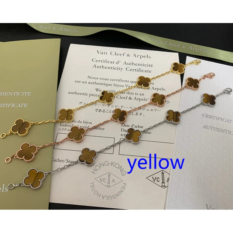 X5X53VA180K  Popular bracelets 5 flowers normal size1.5cm flower