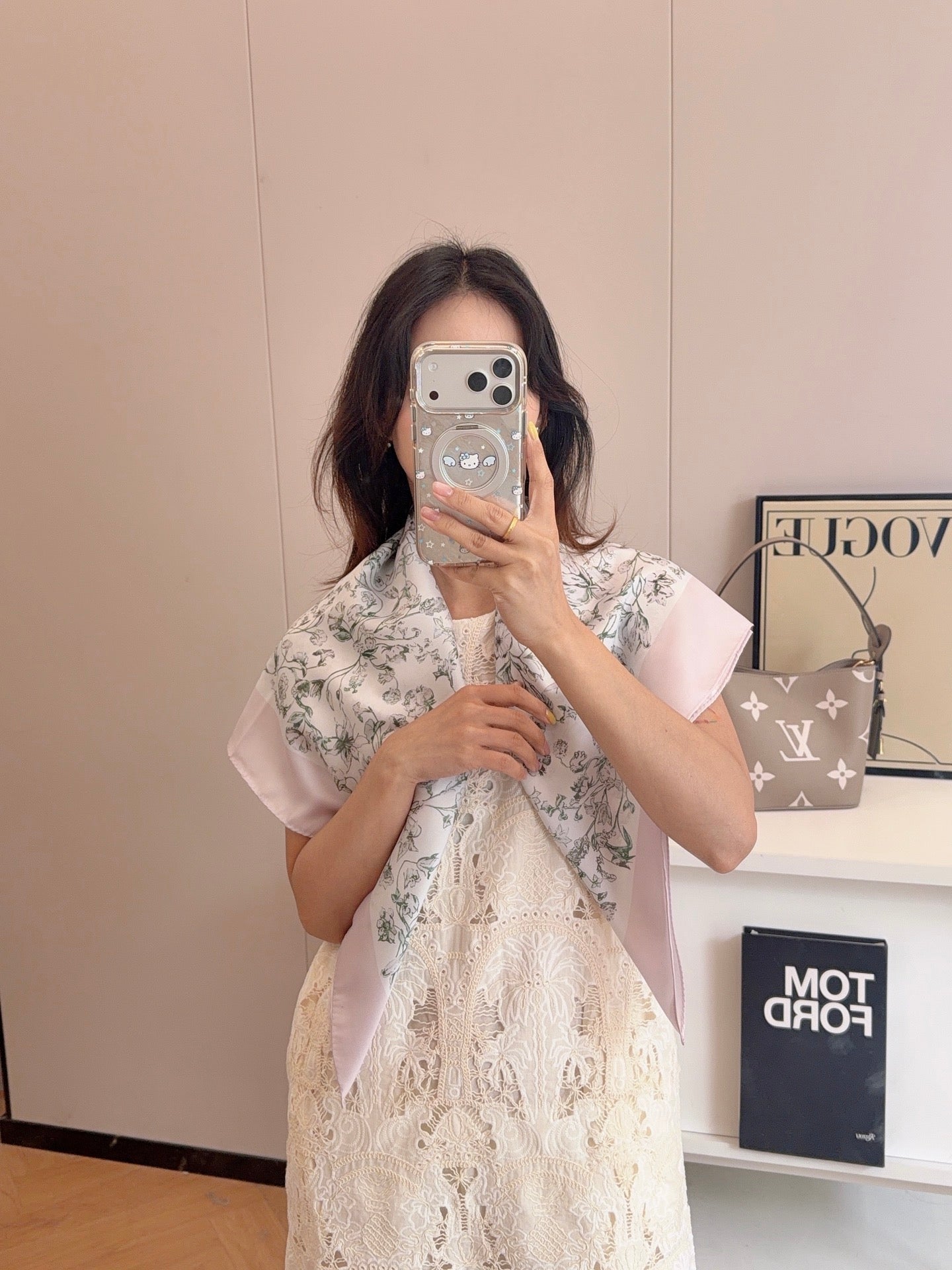 W1N36D20 Popular Silk Scarve