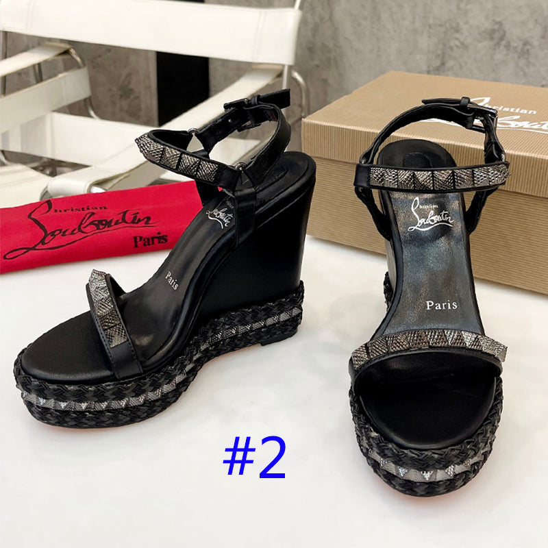 Z2XA6 Popular leather High heels 12cm heel