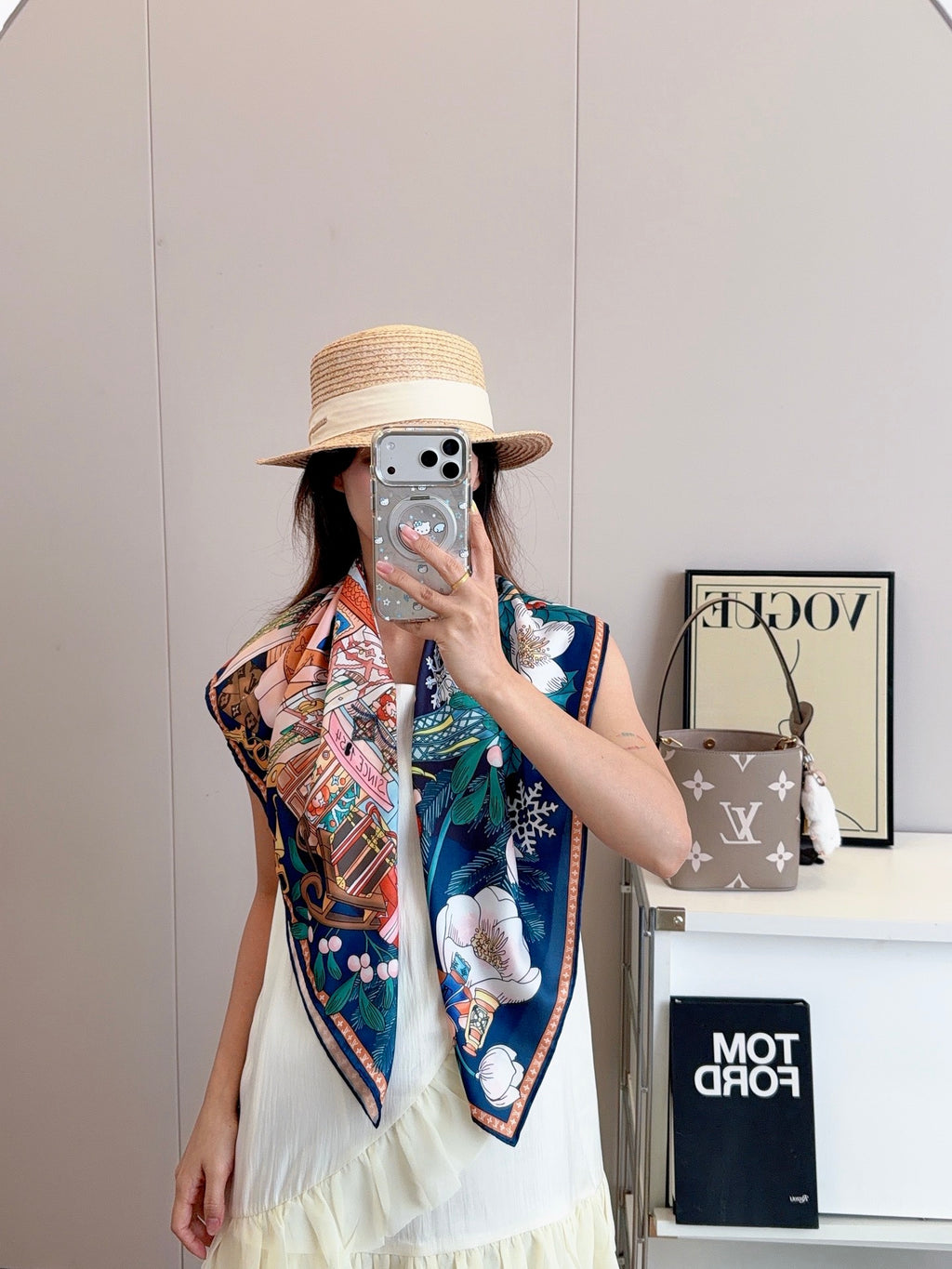 W1N36E6 Popular Silk Scarve