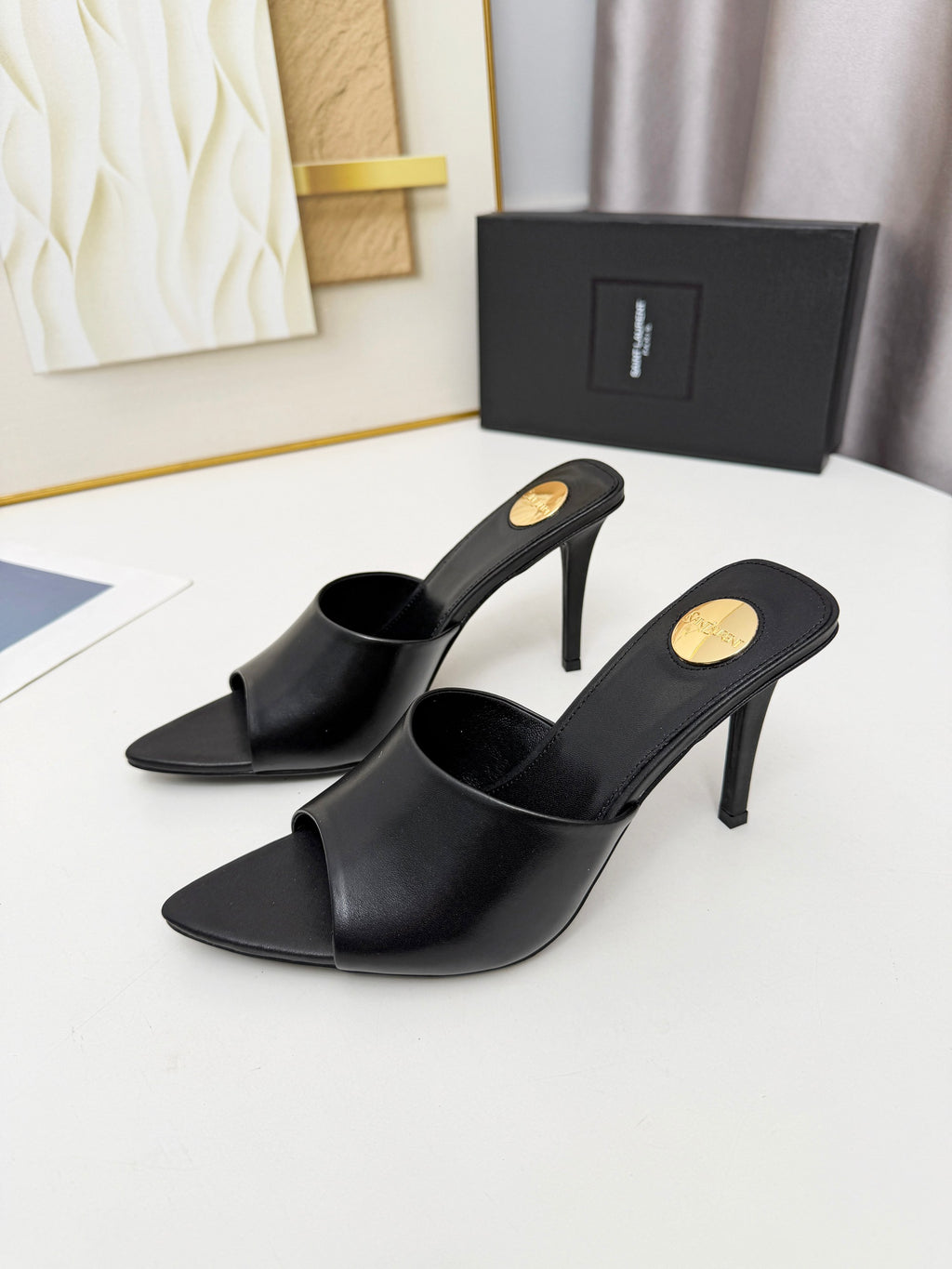 Z2P36SL6 Popular high-quality leather Shoes(heel-height 9cm)