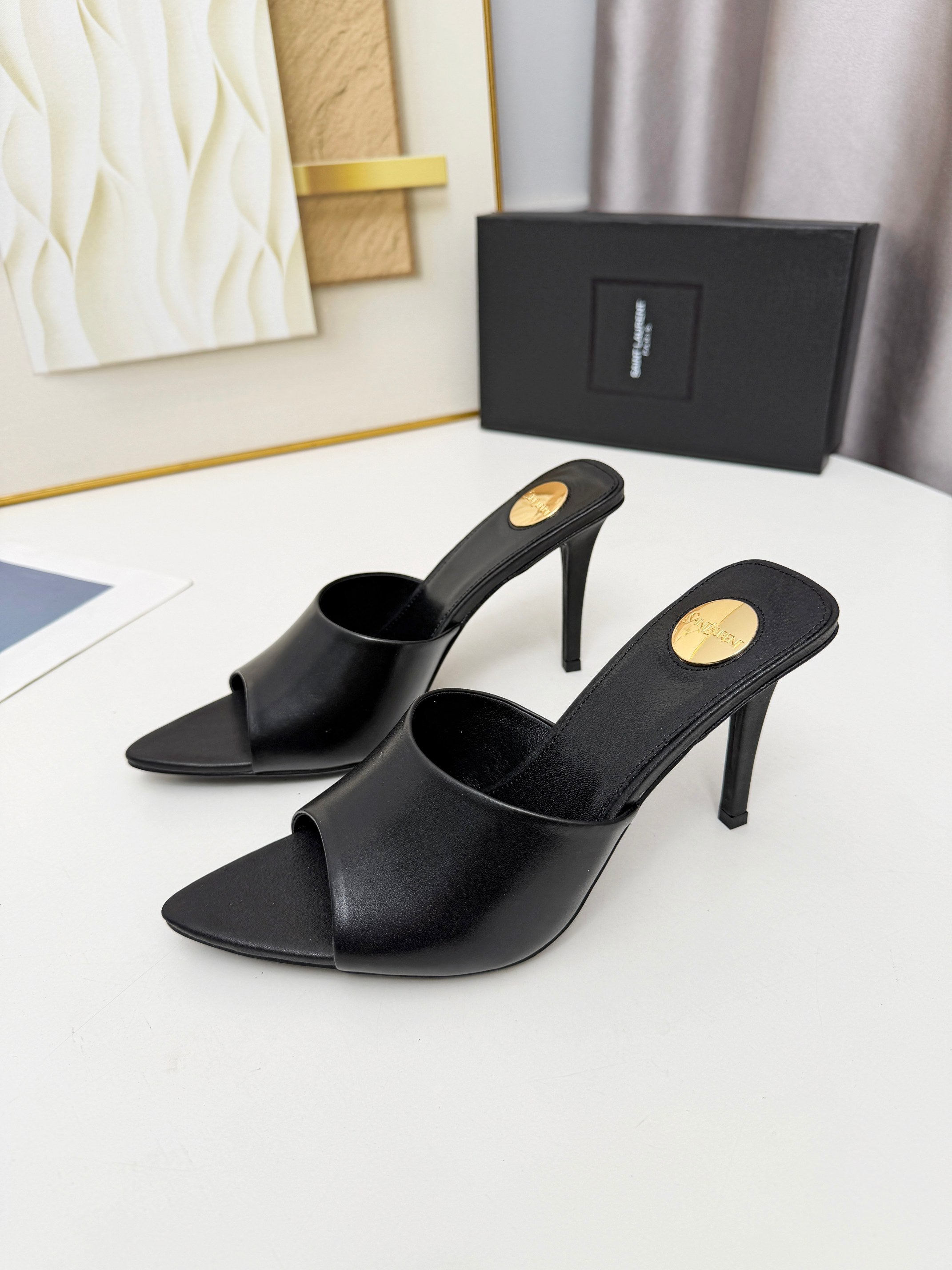 Z2P36SL6 Popular high-quality leather Shoes(heel-height 9cm)