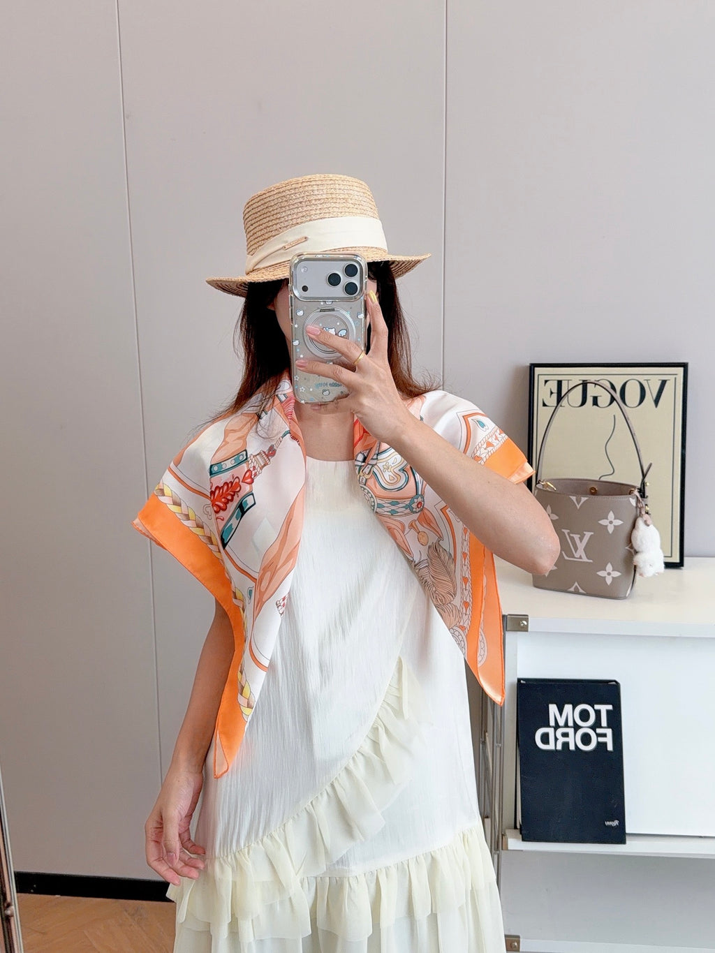 W1N36H9 Popular Silk Scarve
