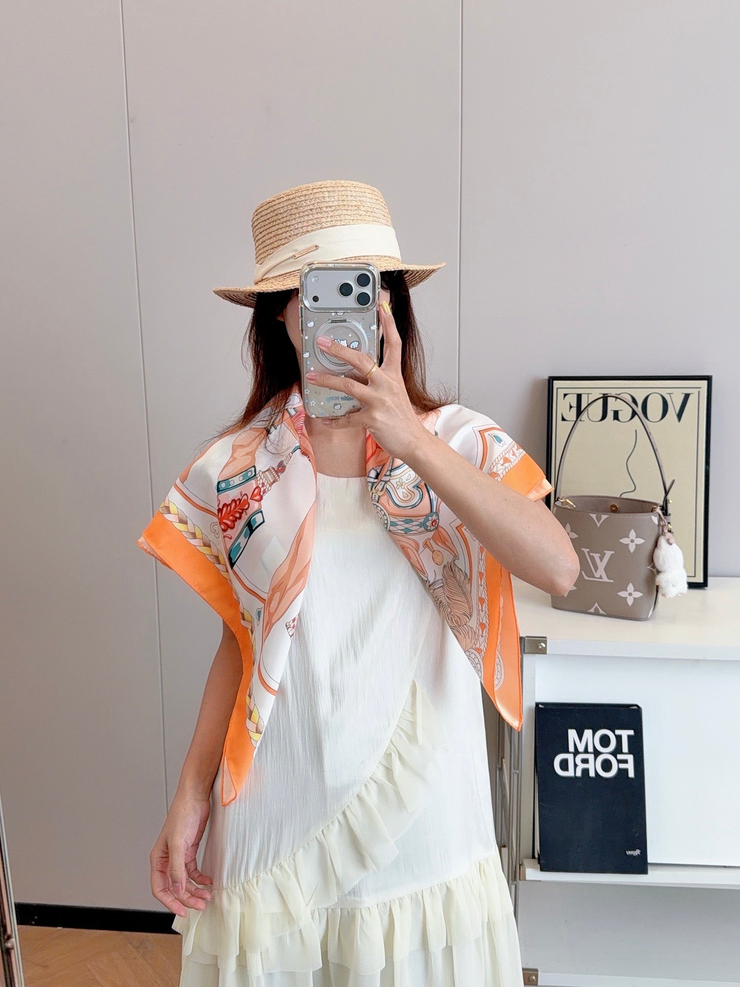 W1N36H9 Popular Silk Scarve