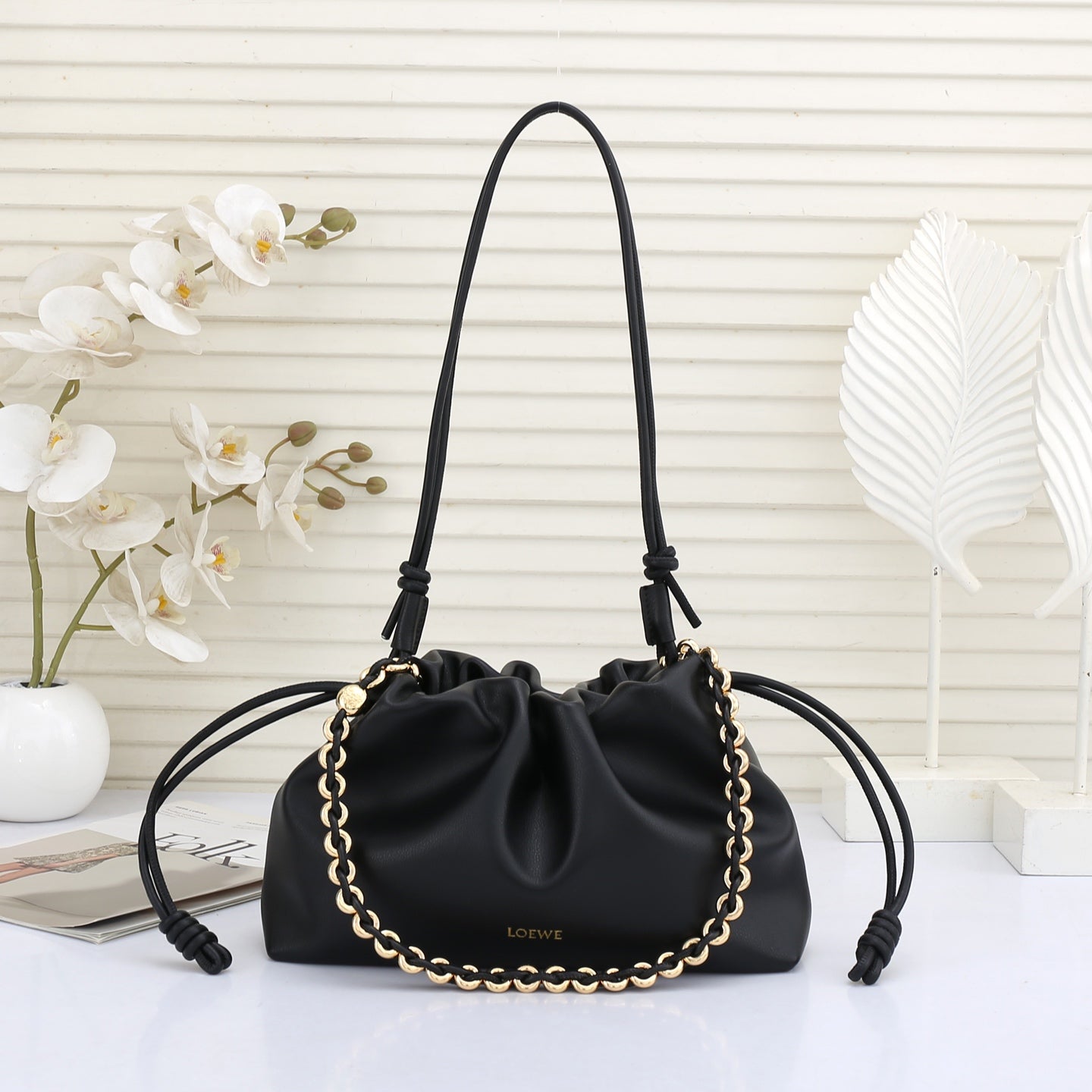 B1R66A8 Popular leather bag