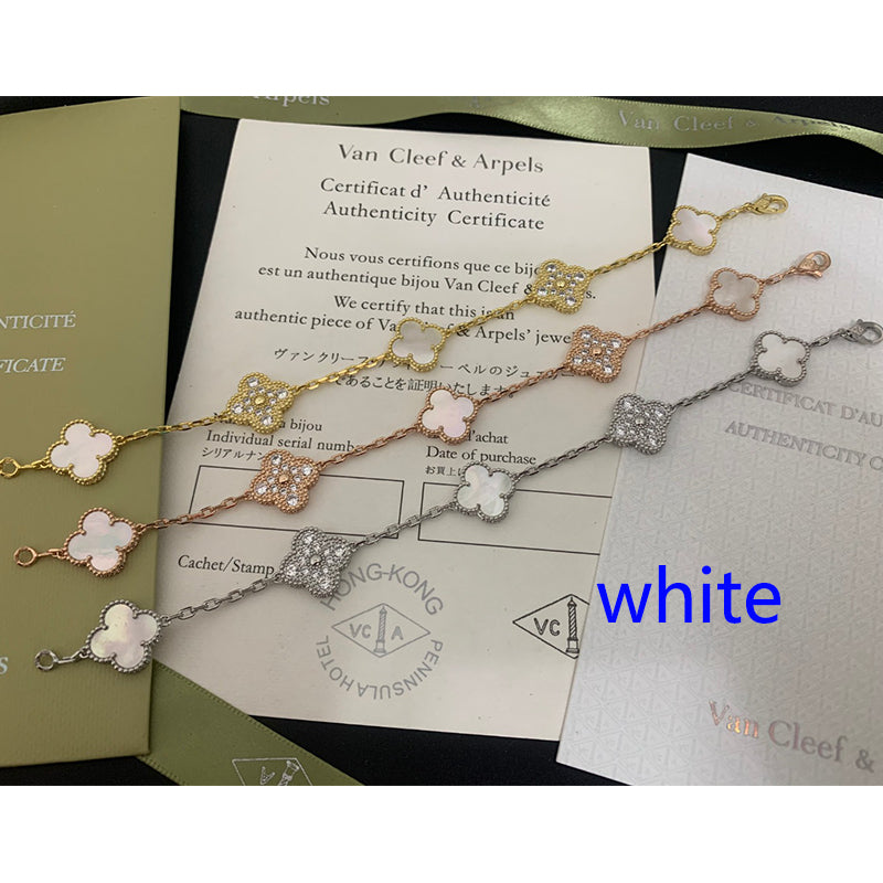 X5X53VA179K  Popular bracelets 5 flowers normal size1.5cm flower