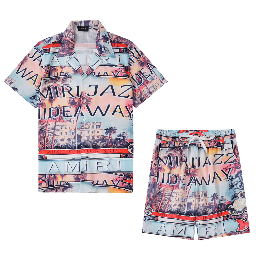 U1R35A137 Popular shirt and shorts set