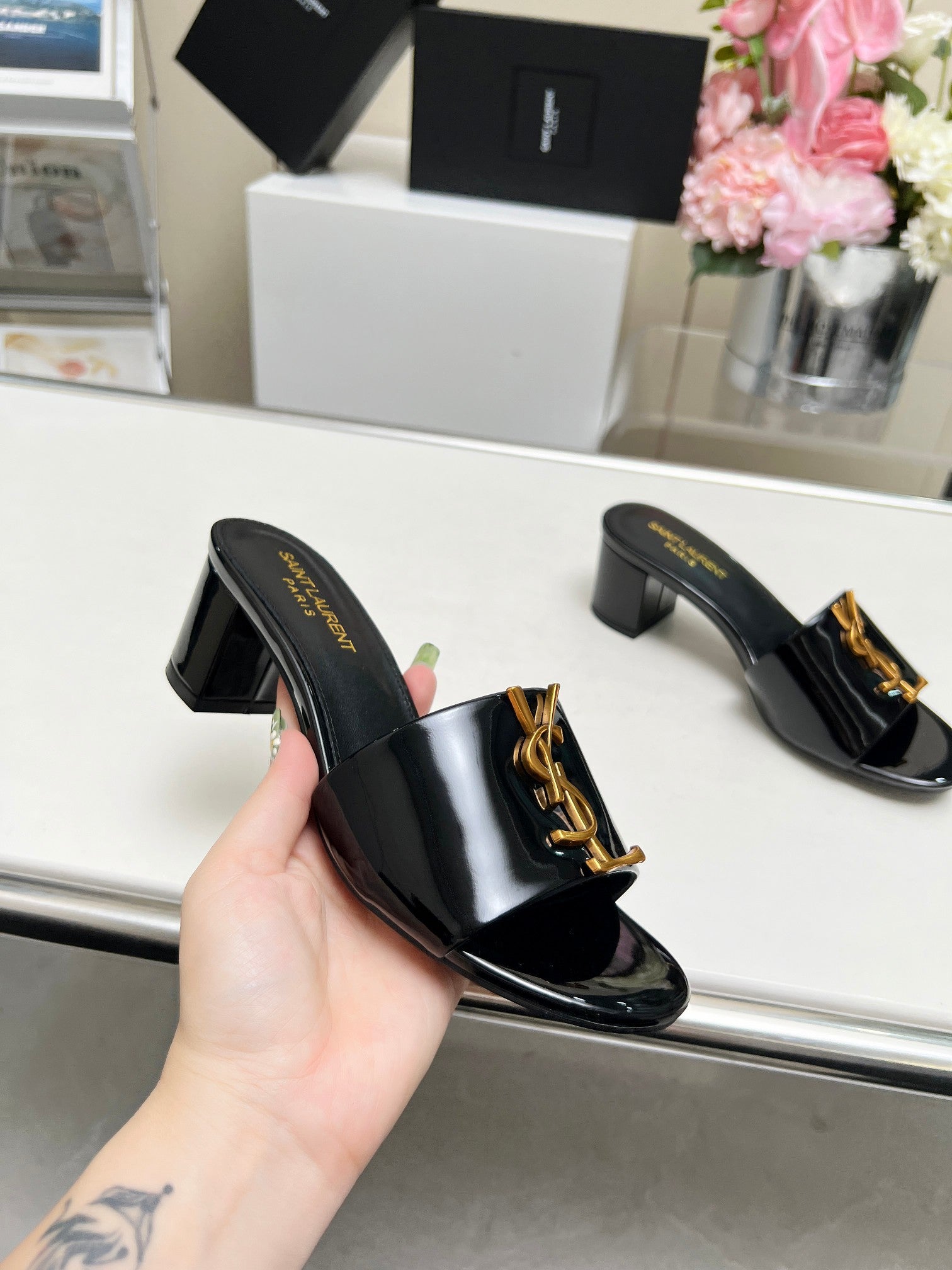Z2Z85SL34  Popular leather High heels(Heel height 5CM)