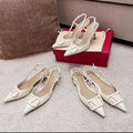 Z2N95VL17  Popular  leather  High heels