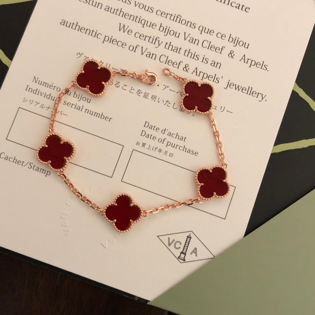 X5X53VA180K  Popular bracelets 5 flowers normal size1.5cm flower