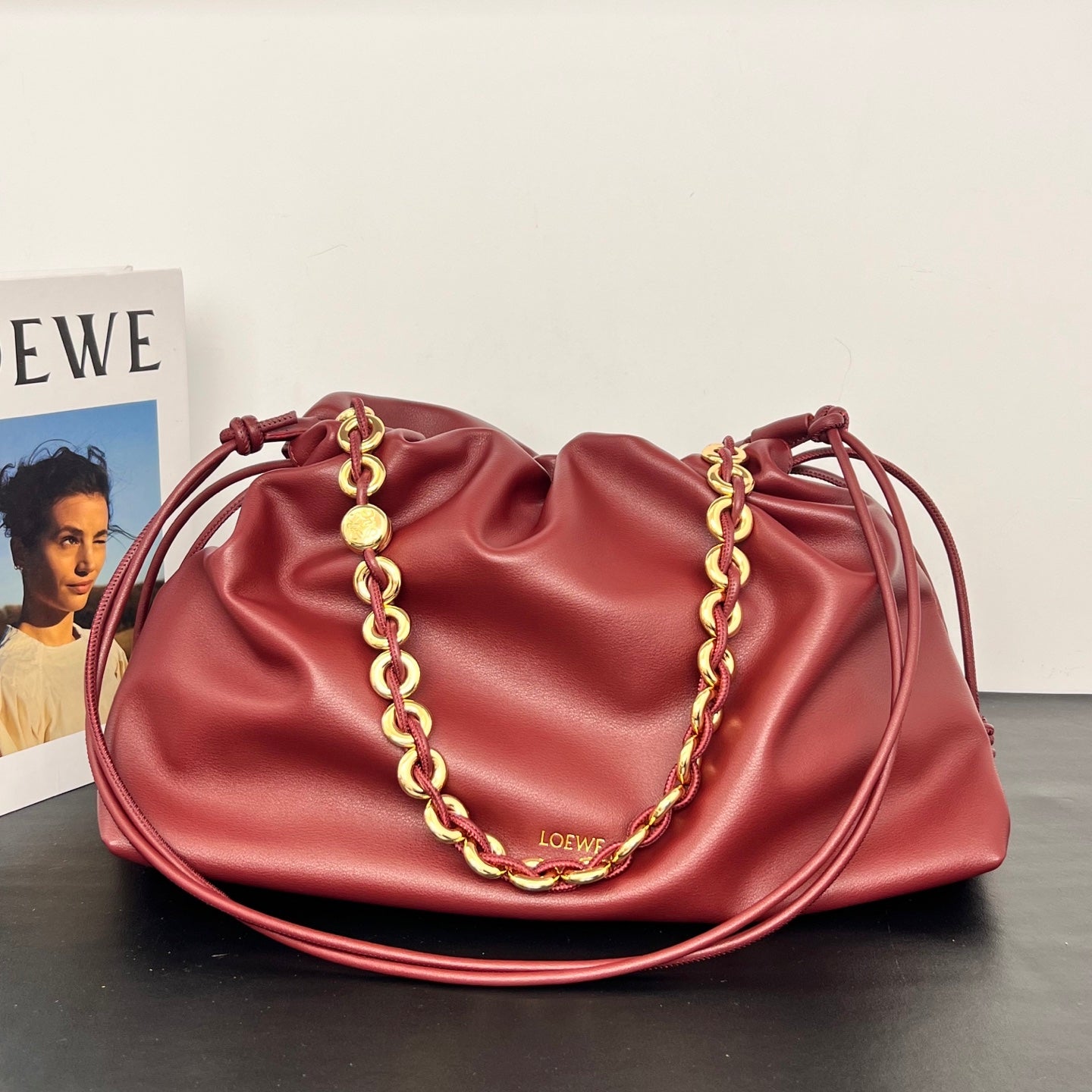 B1R66A14 Popular leather bag