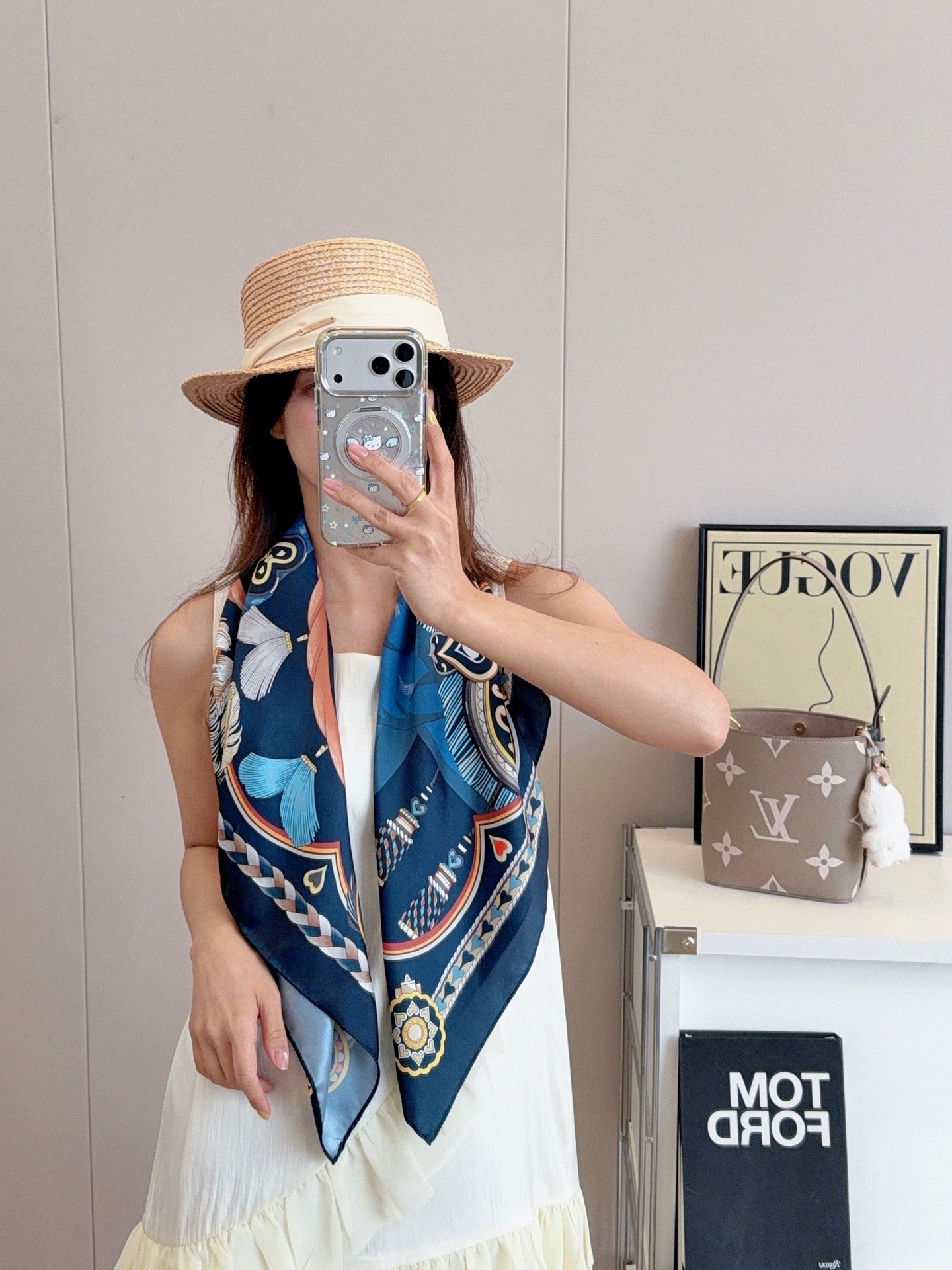 W1N36H9 Popular Silk Scarve