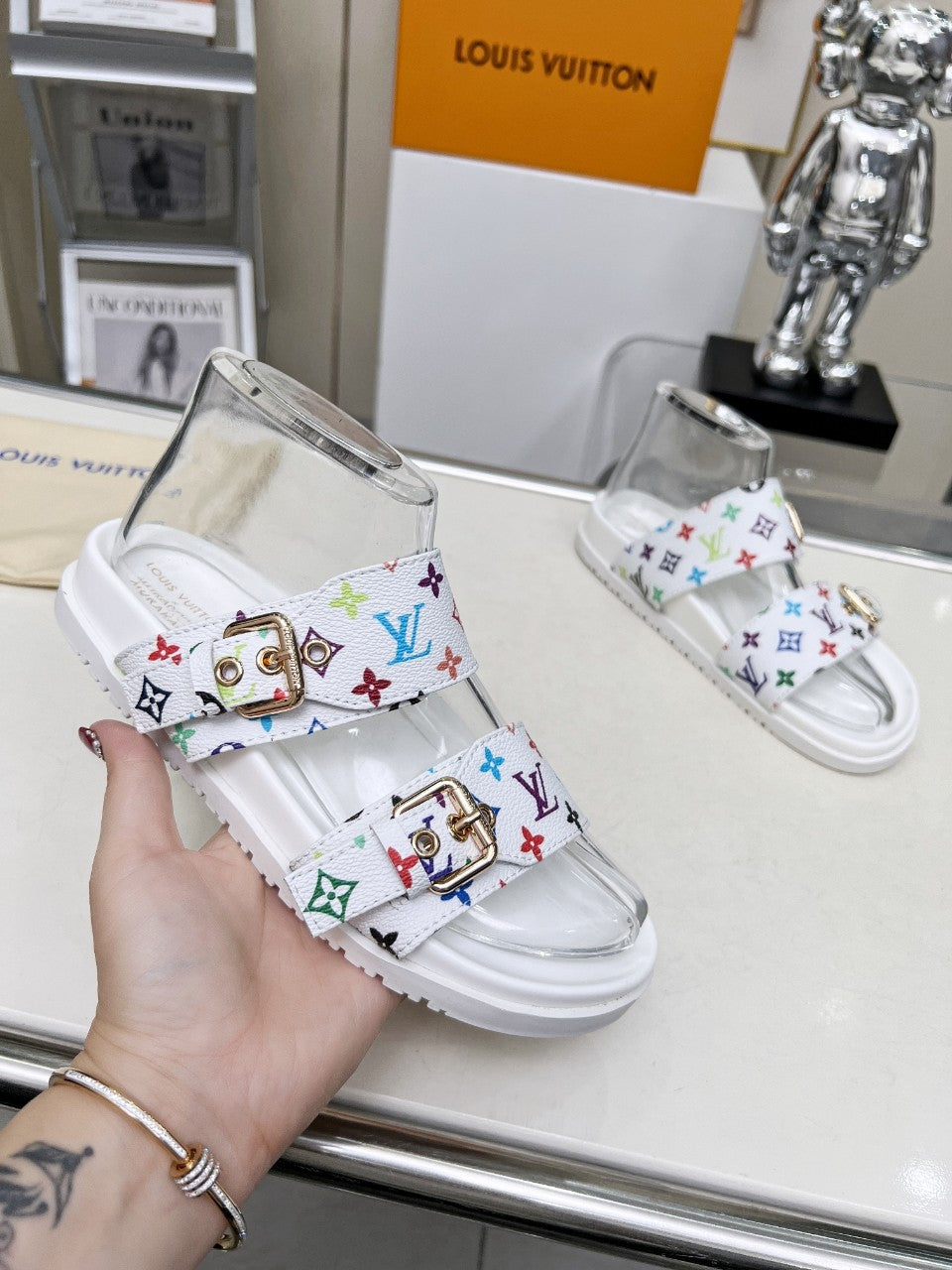 Z2X66B53 Popular high-quality leather slippers