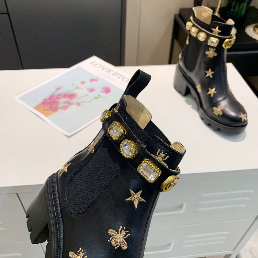 Z2XB199 Popular leather boot (top layer leather lining)