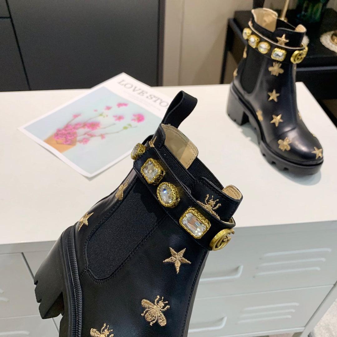 Z2XB199 Popular leather boot (top layer leather lining)
